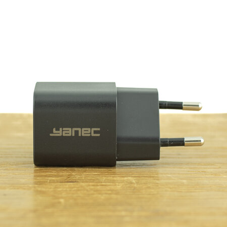 Yanec GaN Snellader USB-A en USB-C 30W