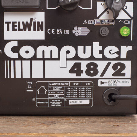 Telwin Acculader Computer 48/2 PROF 230V 6 - 48V