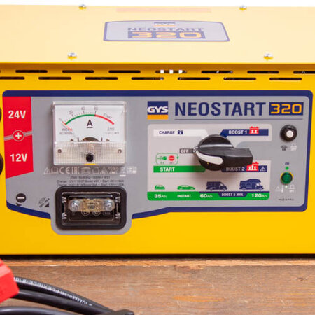 GYS Acculader/booster NeoStart 320 12V/ 24V