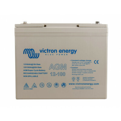 Victron AGM 12V/100Ah Super Cycle Accu M6