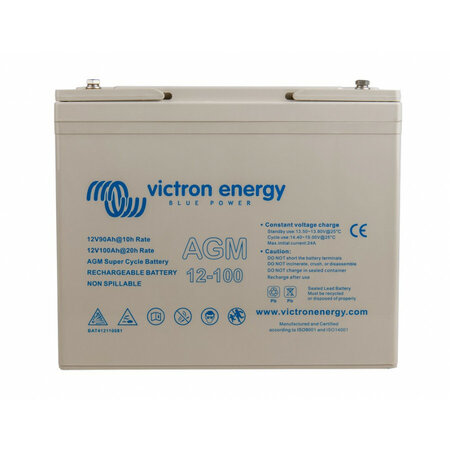 Victron AGM 12V/100Ah Super Cycle Accu/ Batterij M6