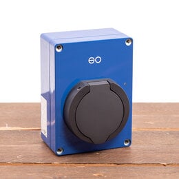 EO Mini Laadstation type 2 Outlet 32A - Blauw