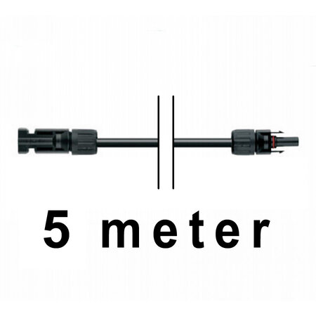 Victron kabel 6mm² 5m MC4 male/female