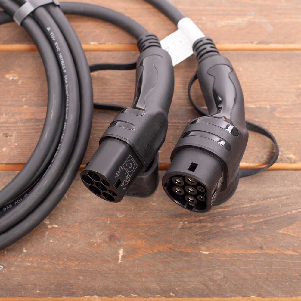 Laadkabel type 2 - 3 fase 32A - 7 meter