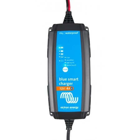 Victron Blue Smart IP65 Acculader 12/4 DC stekker