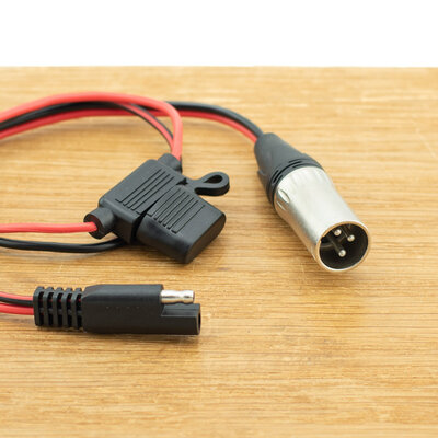 GYS KIT S3 kabel SAE - XLR 3-pins 0.45M