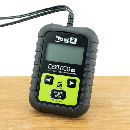 TooLit accutester DBT 350 voor loodaccu's 12V | 7-230Ah | LCD | Multifunctioneel