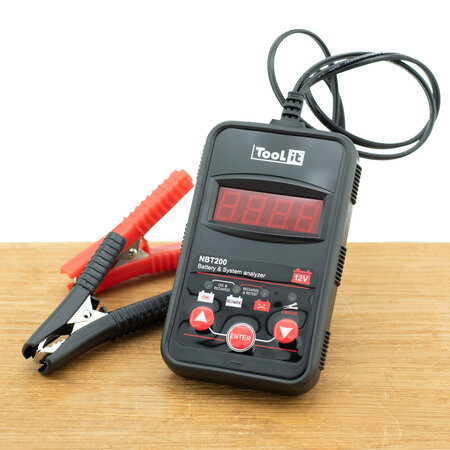 TooLit accutester NBT 200 voor loodaccu's 12V | 20-150Ah | multifunctioneel