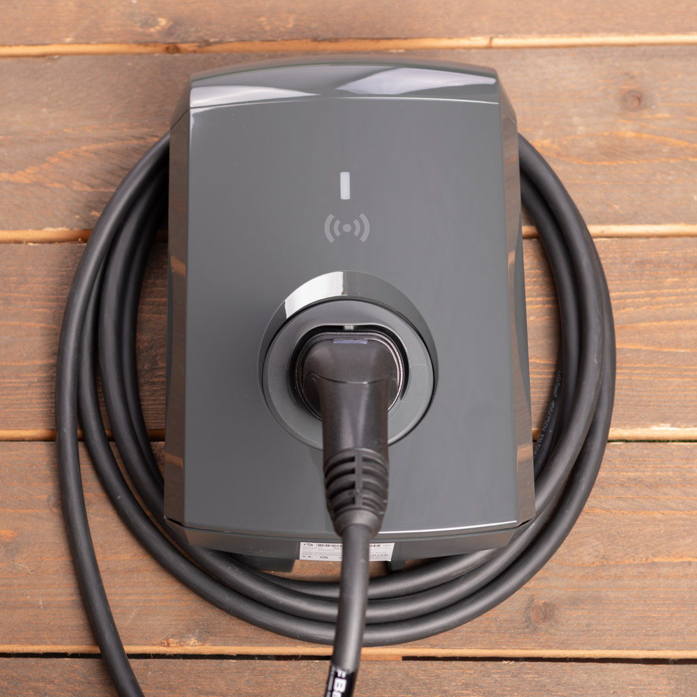 Eve Single S-line - 3 x 16A - Grijs - Loadbalancing - 7,5 meter kabel type 2 - Laadnet