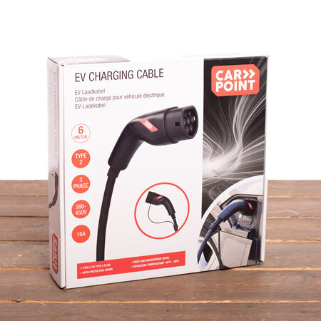 Carpoint Laadkabel type 2 - 3 fase 16A - 6 meter