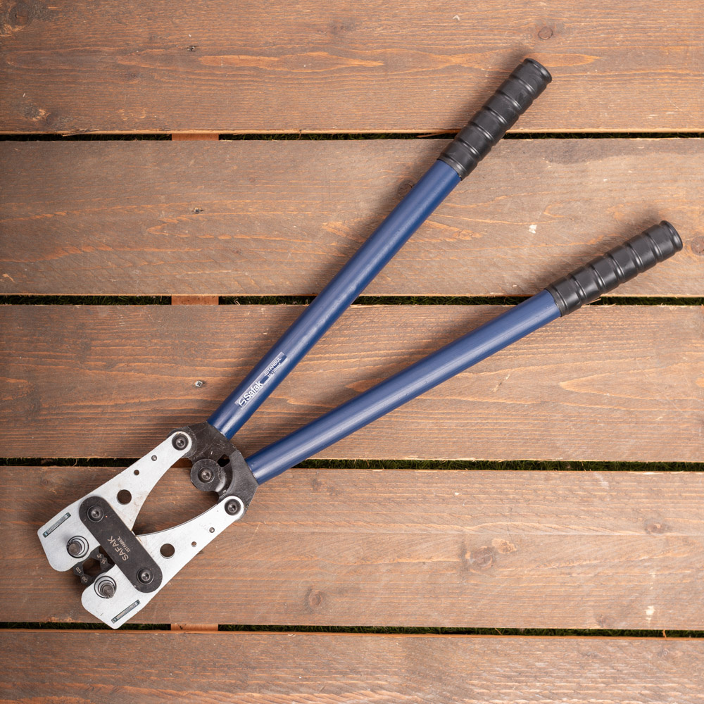 Perskabelschoentang voor kabelogen 10 t/m 120mm²