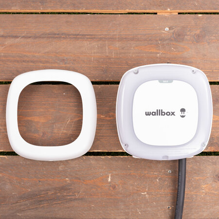Wallbox Pulsar Max 11 kW - EV Laadstation Wit type 2 met vaste rechte laadkabel 5 meter