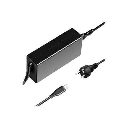 CoreParts USB-C Power lader AC Adapter 87W PD 3.0 met EU netsnoer (C5/C6 Schuko)