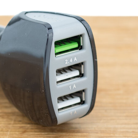 Celly Triple USB Autolader/ Adapter/ Oplader
