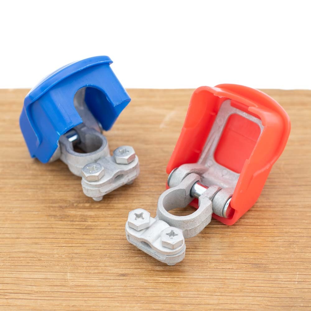 2 snelaansluitingen accu auto/vrachtwagen