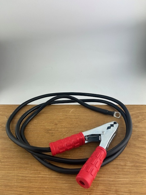 Rode accuklem met accukabel voor krachtige acculaders - reserveonderdeel