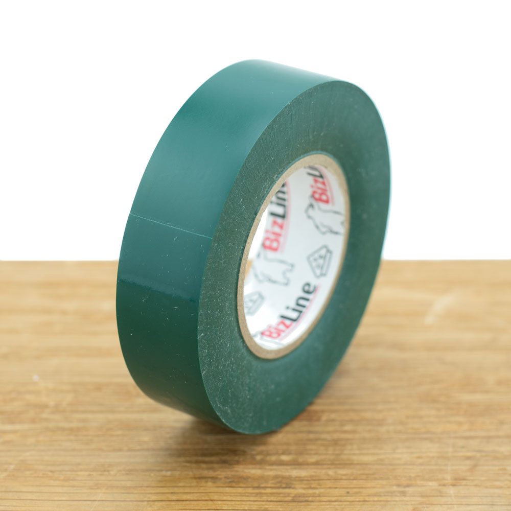 Hoogwaardige vinyltape 19mm x 20m groen