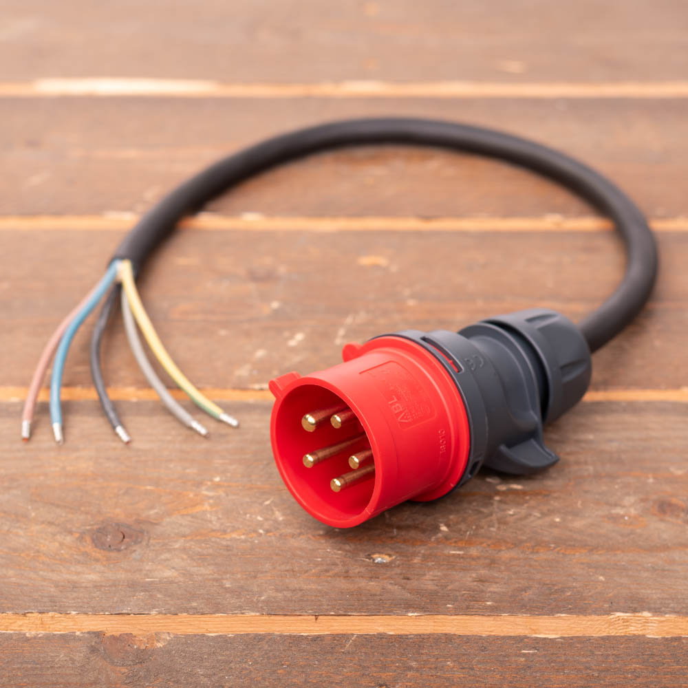 Voedingskabel voor laadstation met CEE stekker - 3 x 32A