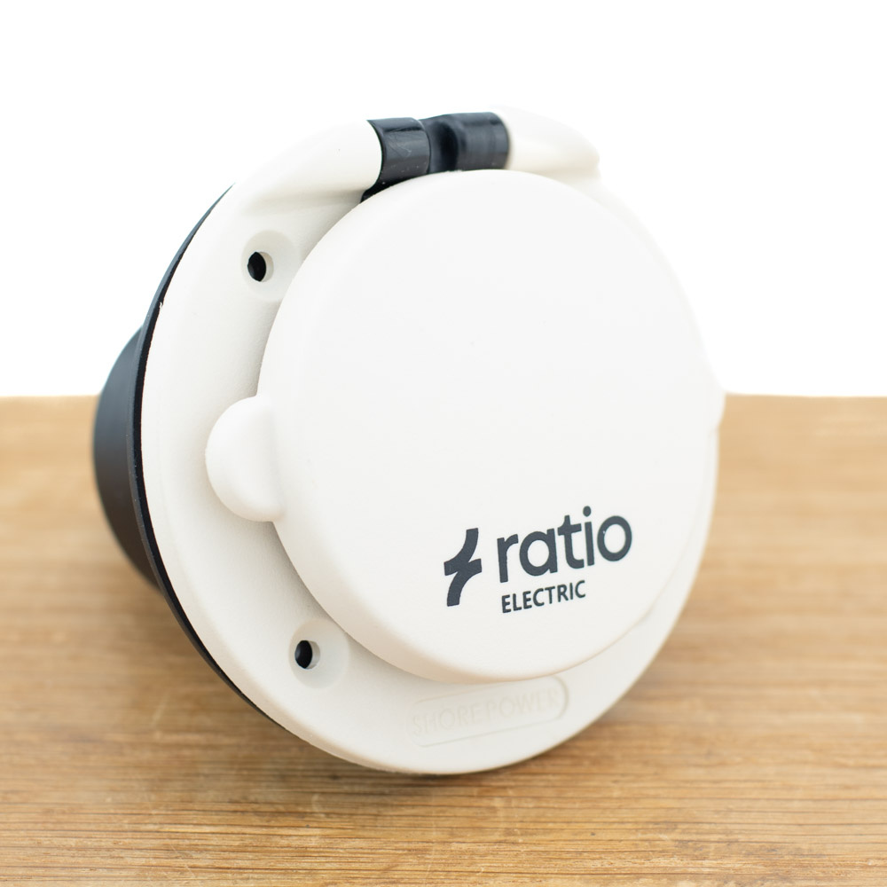 Walstroom stopcontact/ outlet 16A Kunststof Wit