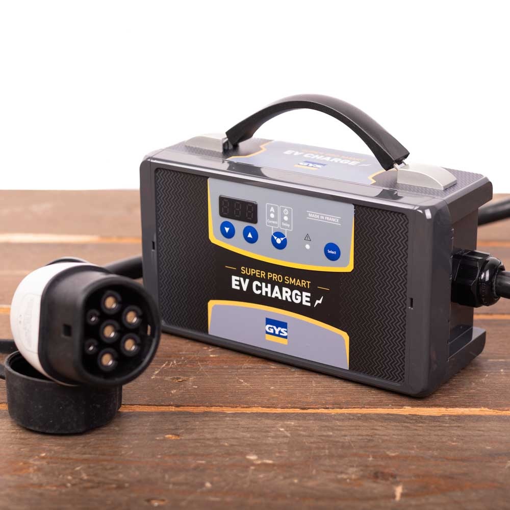 Super Pro Smart Mobiele lader type 2 - tot 3 fase 32A - 6 meter afbeelding