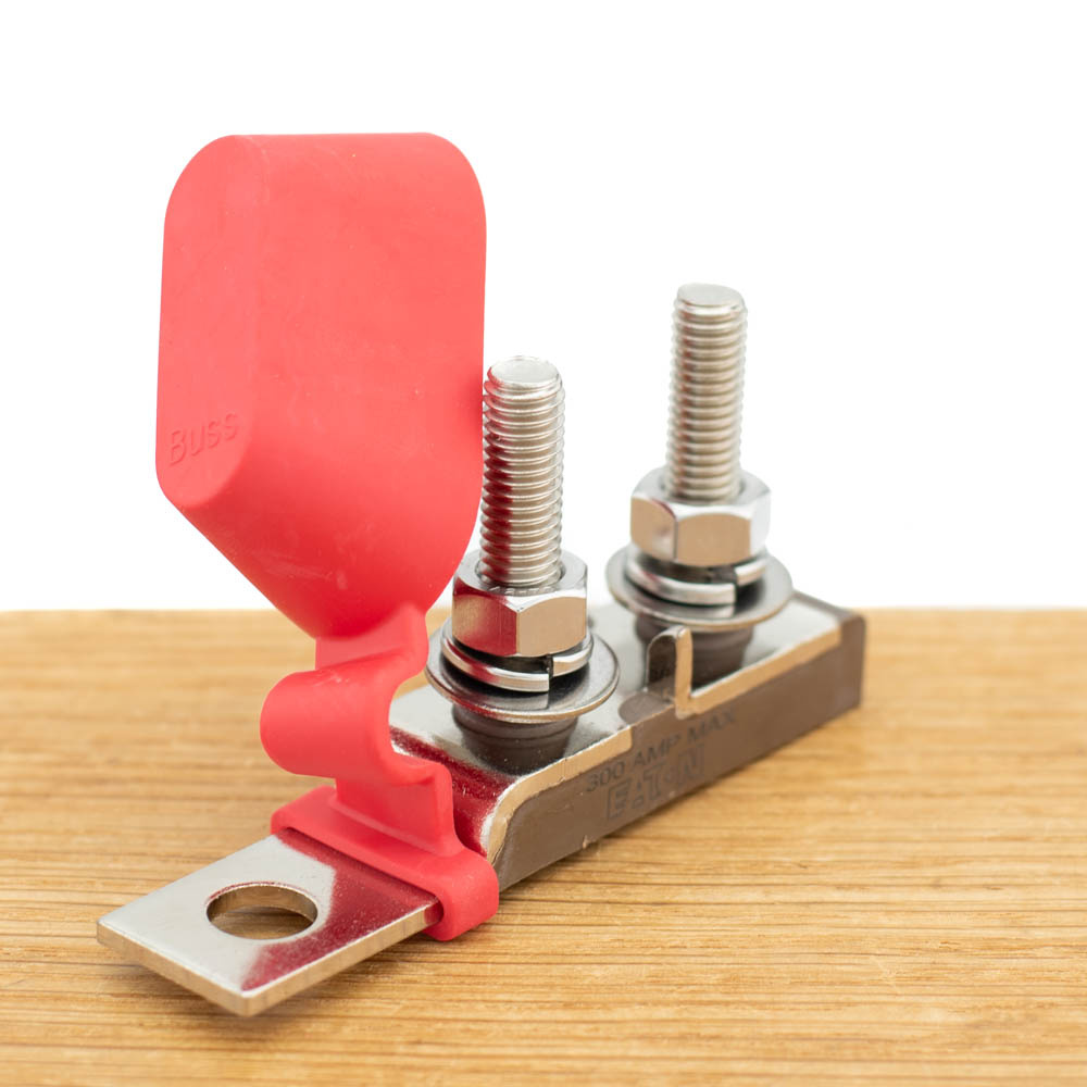 Blokzekeringhouder voor 2 MRBF Zekeringen/ Blokzekeringen