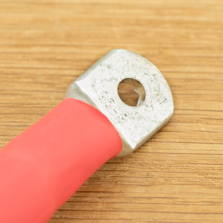 Accukabel verloop 95mm² 30cm M8-M10 Rood