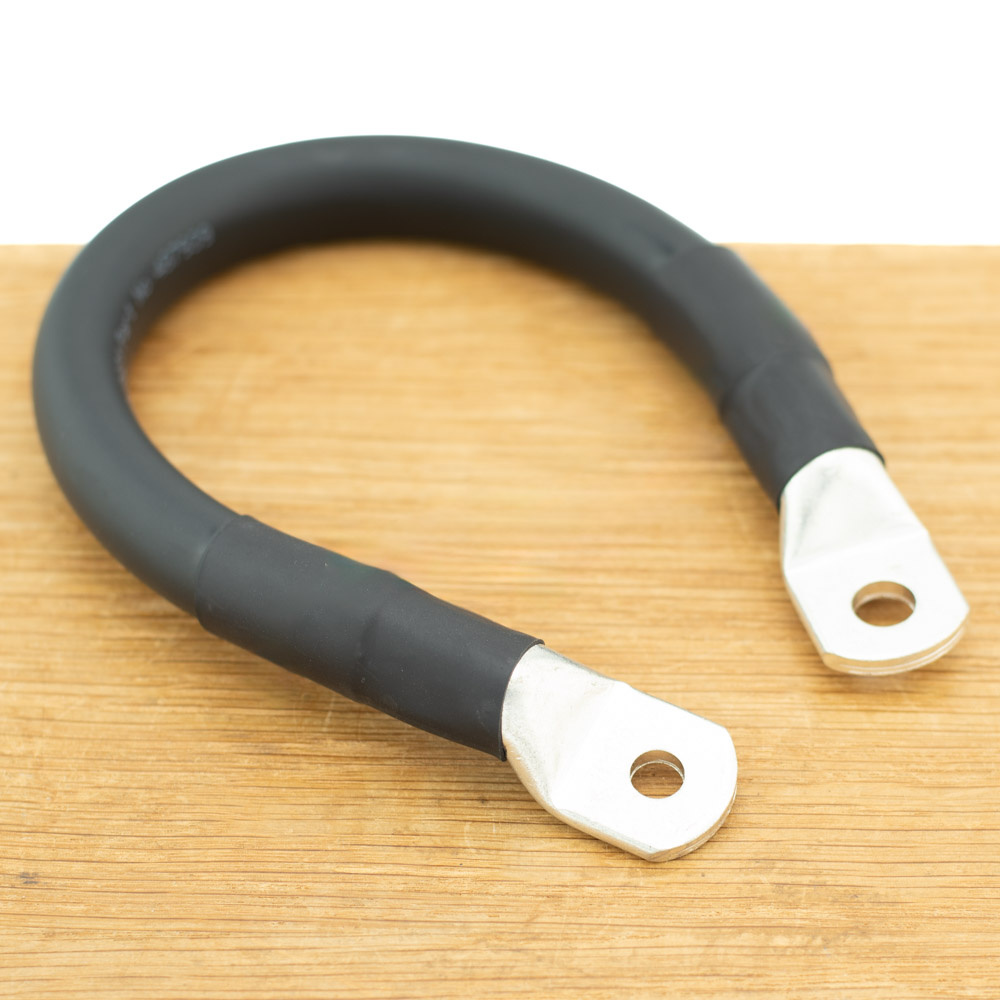 Accukabel verloop 95mm² 30cm M8-M10 Zwart