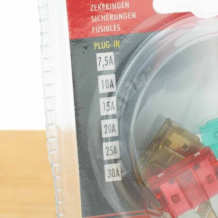 Carpoint Steekzekering Set van 6 stuks 7,5 tot 30A