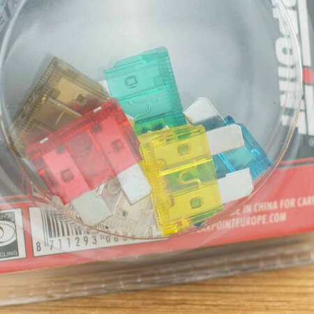 Carpoint Steekzekering Set van 6 stuks 7,5 tot 30A