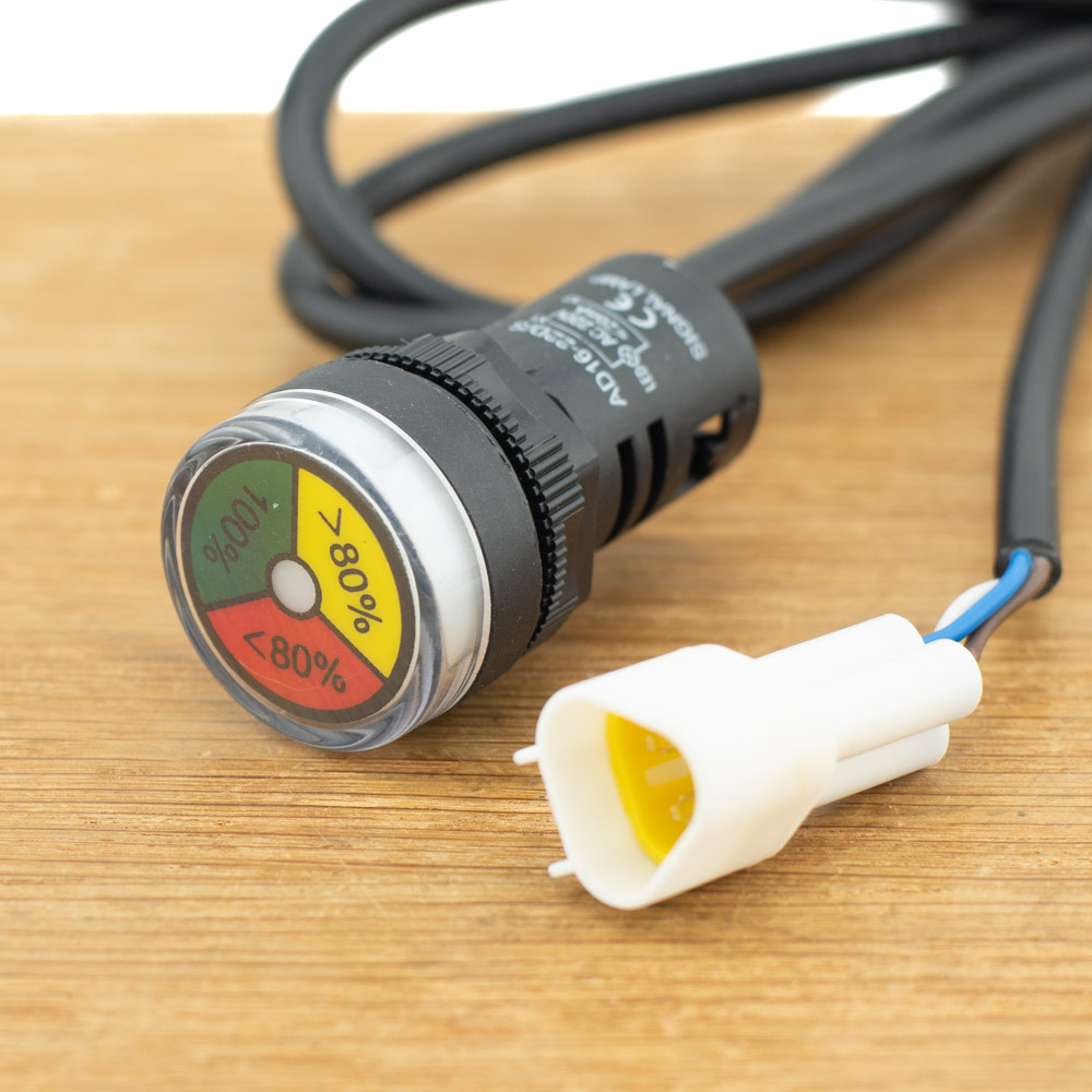 Laadindicator/ Batterijontladingsmeter afbeelding