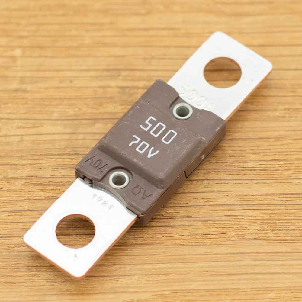 Zekering 500A MEGA (tot 70V)
