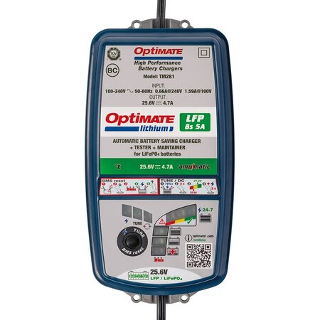 Tecmate Optimate Lithium LiFePO4 25,6V 8s 5A