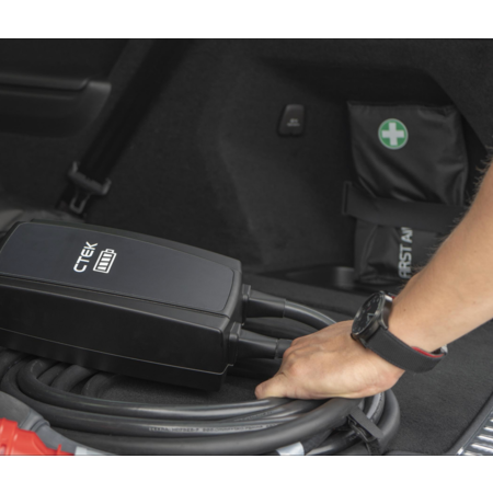 CTEK Njord Go Mobiele lader type 2 naar CEE inclusief Wall Hanger - 3 fase 16A - 6,5 meter