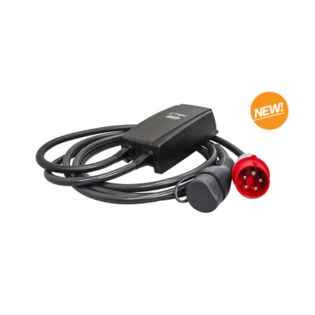 CTEK Njord Go Mobiele lader type 2 naar CEE inclusief Wall Hanger - 3 fase 16A - 6,5 meter