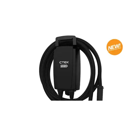 CTEK Njord Go Mobiele lader type 2 naar CEE inclusief Wall Hanger - 3 fase 16A - 6,5 meter