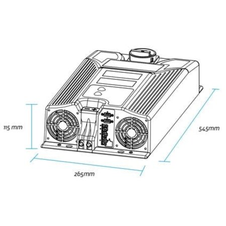 Zivan NG9 Hoogfrequent Acculader 36V 145A