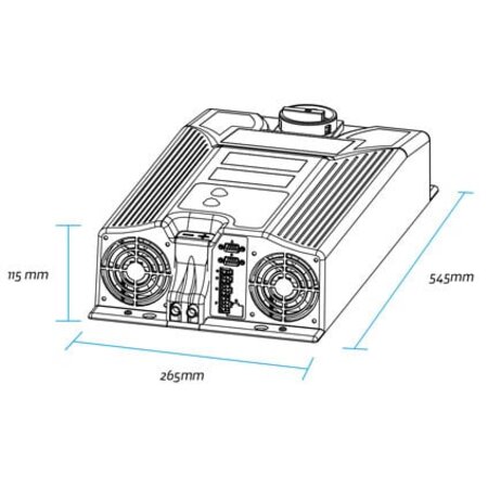 Zivan NG9 Hoogfrequent Acculader 48V 145A