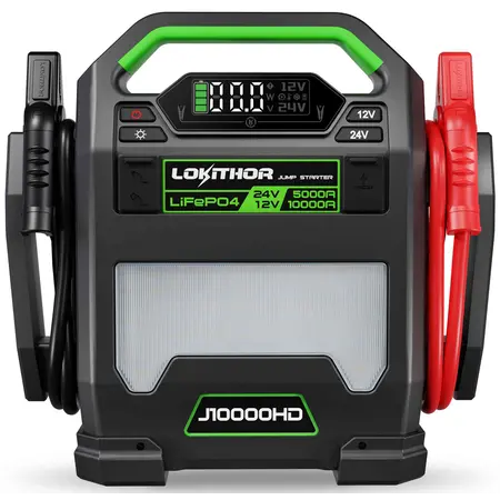 Lokithor J10000HD Jumpstarter 12V - 10.000A en 24V - 5.000A