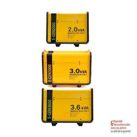 Energie mobile Mobiel Power Station E-GEN 3000W / LiFePO4 1920Wh