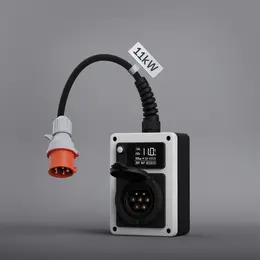 dé Mobiele Wallbox type 2 - Open eind - CEE - 3 fase 16A