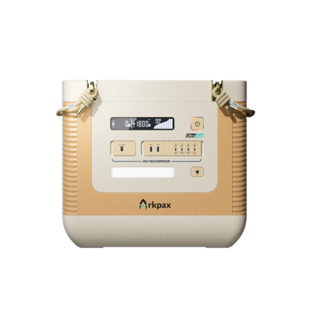 Arkpax Powerstation Ark Evo 1800W | LFP accu en IP67 water- en stofdicht
