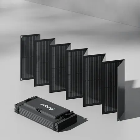 Arkpax draagbaar zonnepaneel 200W | 12x opvouwbaar