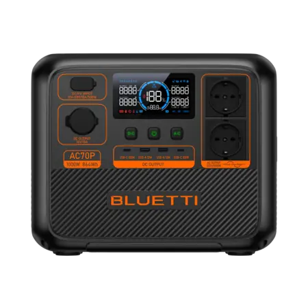 Bluetti Mobiel powerstation AC70P 1000W / 864Wh