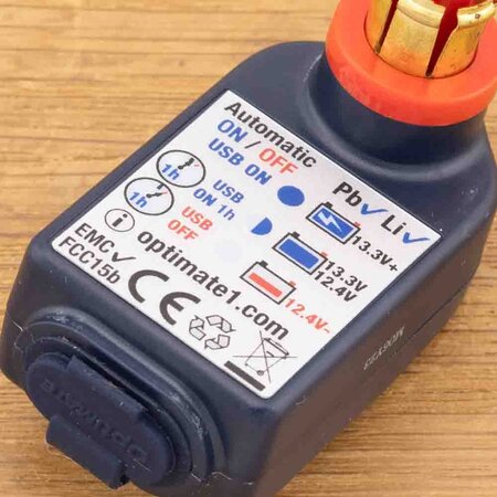 Tecmate Optimate USB oplader O105 2 x USB