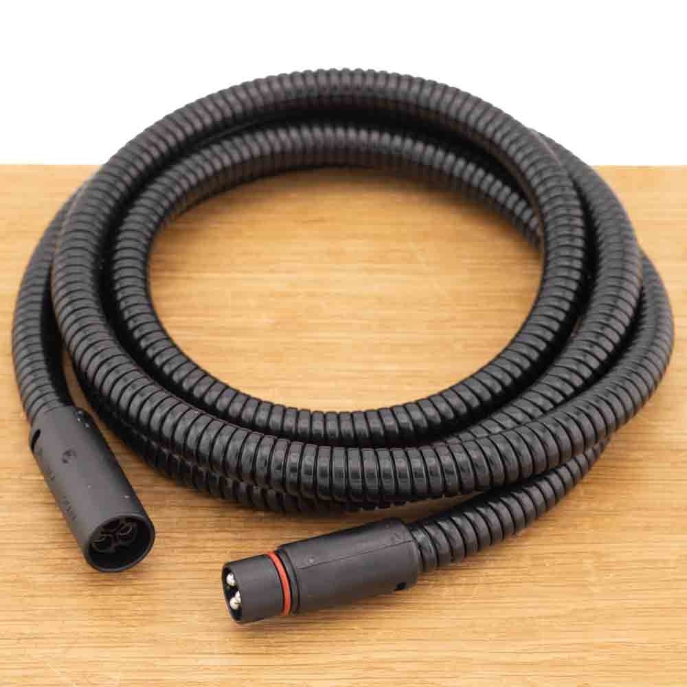 PlugIn Verlengkabel 2M Zwart