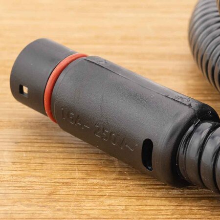 DEFA PlugIn Verlengkabel 2M Zwart