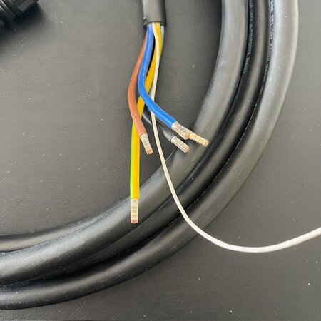 Webasto Laadkabel Type 2 naar open einde - 3x32A - 4,5 meter - Gebruikt