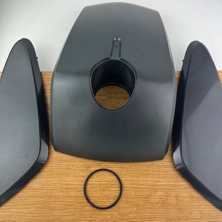 EVBox Cover/ Front voor Elvi met vaste laadkabel Zwart