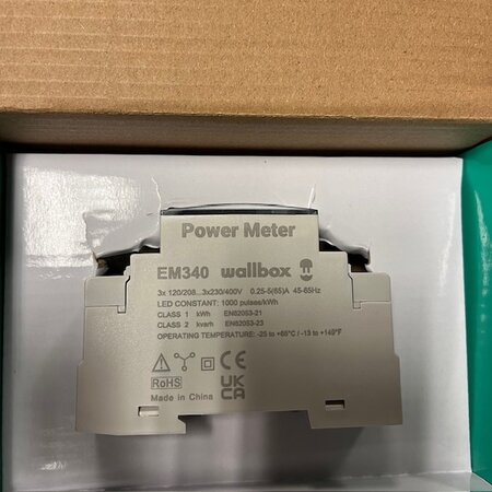 Wallbox Power Meter 3 fasig voor Power Boost - Retour