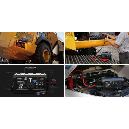Noco Genius GB500 Lithium-ion Boost PRO Jumpstarter 6.250A - 1,8 meter lange Startkabels